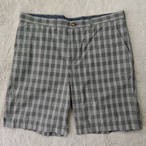 Tommy Hilfiger Chino Shorts Men's 40 Checked Summer Beach Nautical 10" Inseam